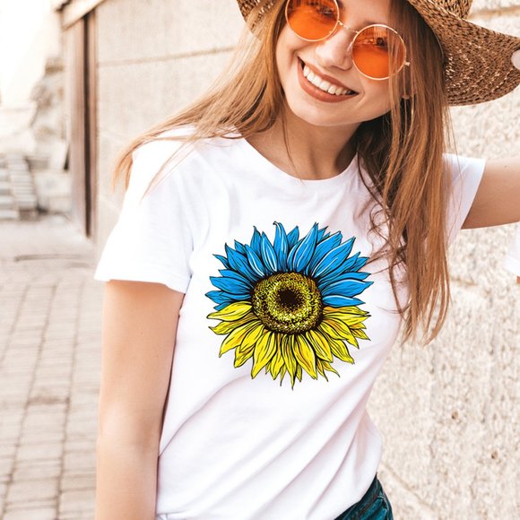 Ukraine shirt ,Sunflower shirt, Sunflower Ukraine, Ukrainian flag , Ukraine Flag - Picture 3 of 4